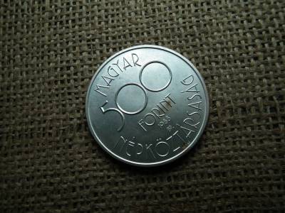 Ezüst 500 forint 1988 , VB Ezüst 500 forint 1988 , VB