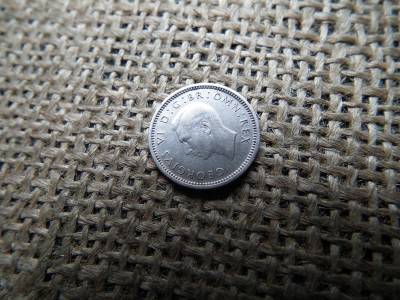 Egyesült Királyság , ezüst 3 pence 1940 