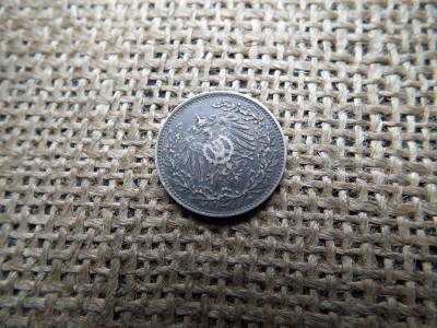 Birodalmi ezüst 1/2 márka  1905 D 