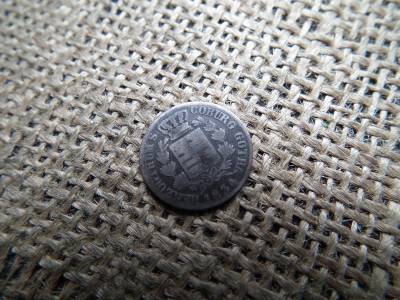 Szász - Coburg és Gothai Hercegség ( német államok ) ezüst 3 krajcár 1834 , kreuzer 