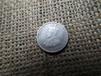 Ausztrália , ezüst 6 pence 1926 , V. György 