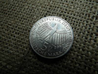 Németország , ezüst 5 márka 1973 G , Frankfurter Nationalversammlung