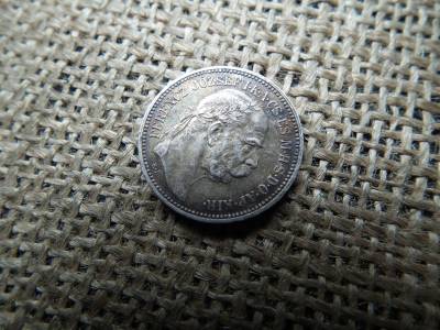 Ferenc József , ezüst 1 korona 1915 KB  , patinás 