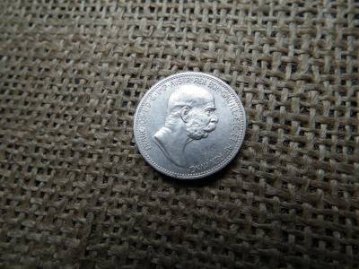 Ferenc József , ezüst 1 korona 1908 , corona 