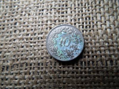 Svájc , 10 rappen 1945