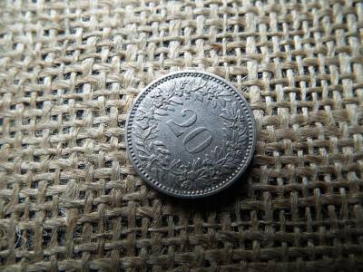 Svájc , 20 rappen 1919