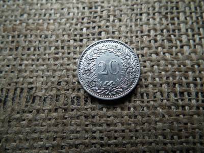 Svájc , 20 rappen 1933