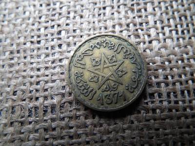 Marokkó 20 frank 1952 , 1371 francs - V. Mohamed