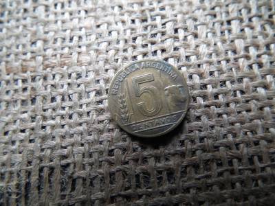 Argentína 5 centavos 1948 
