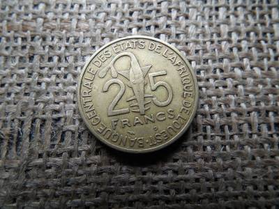 25 francs 2001 , frank CFA , Afrika , FAO 
