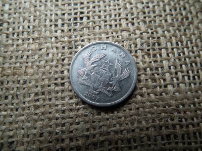 Ghána 20 pesewas 2007 