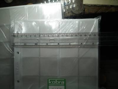 Kobra , Érmetartó , éremtartó , érme berakó lap ! 10 db 20 férőhelyes ! Ár / zacskó ( 10 lap , 10 elválasztó ) Új ! 