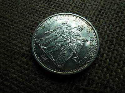 Franciaország , ezüst 10 francs 1970 , frank , extra 