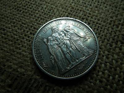 Franciaország , ezüst 10 francs 1969 , frank , extra , ritkább 