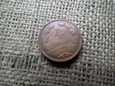 4 krajcár 1860 B , Körmöcbánya 