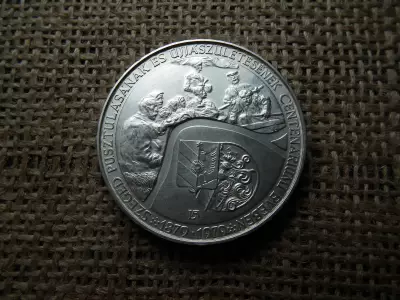 MÉE Szeged 1979 , ezüst emlékérem , 9. vándorgyűlés 800/1000 , 43,16g 