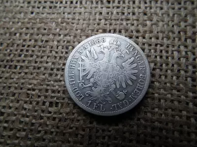 Ezüst 1 florin 1888 , Ferenc József 