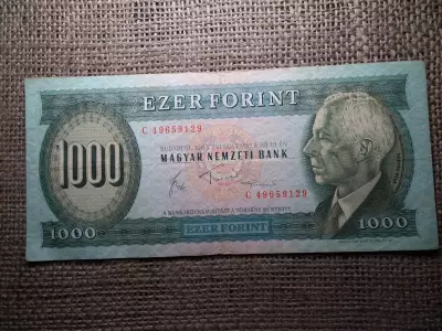 1000 forint 1983 C , Bartók 