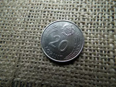20 forint 1987 , ritka 