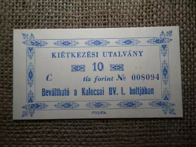 Kalocsai Fegyház és Börtön 10 forint 