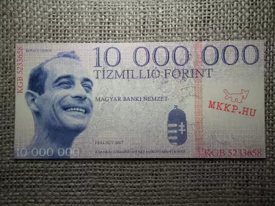 Tízmillió forint Felcsút 2017 , MKKP , fantáziabankjegy 