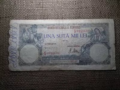Románia 100000 lei 1946 
