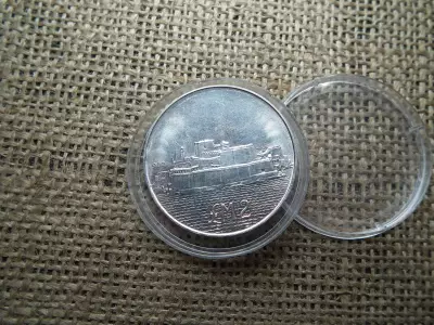 Málta , ezüst 2 Liri 1972  , líra , font 