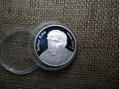 Ezüst 5000 forint 2008 PP ,Teller Ede 