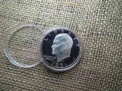 USA , ezüst PP 1 dollár 1971 S , dollar 