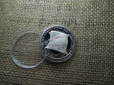 USA , ezüst PP 1 dollár 1987 P  , dollar 