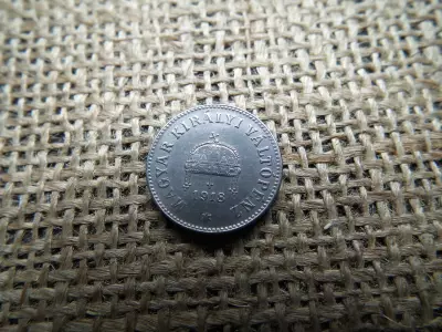 10 fillér 1918 KB , vas ! 