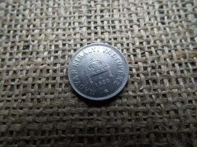 10 fillér 1920 KB , vas ! 