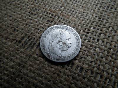 Ezüst 1 korona 1898 , corona 