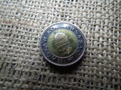 100 forint 1997 , BU , bicolor 