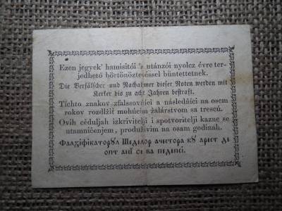 Kossuth Bankó , 30 krajcár 1849 , nagyon szép ! csillagos 
