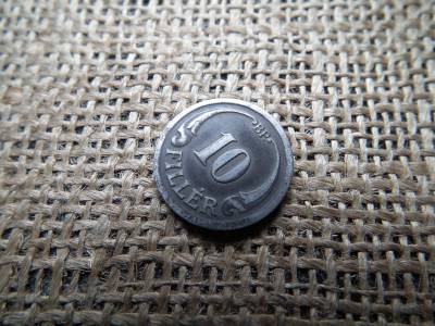 10 fillér 1941 , vas  , sherardírozott 