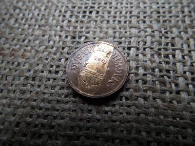 2 fillér 1935 , anyaghibás , verdehibás 