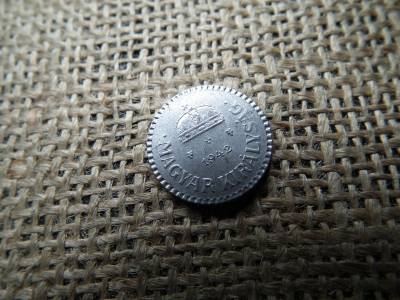 2 fillér 1942 , extra ! Vas , rovátkolt 