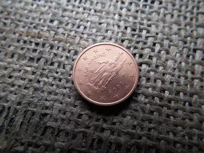 San Marino 2 euró cent 2005 , euro 