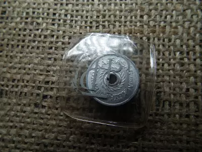 2 fillér 1961, BB, Budapest Bank, banki csomagolás