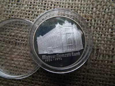 Ezüst 50 forint 1974 , PP , Nemzeti Bank 