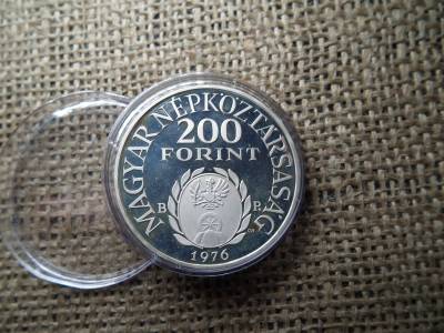 Ezüst 200 forint 1976 PP , Rákóczi 