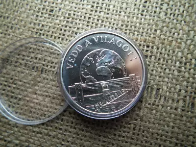 Ezüst 1000 forint 1994 BU , Védd a világot 