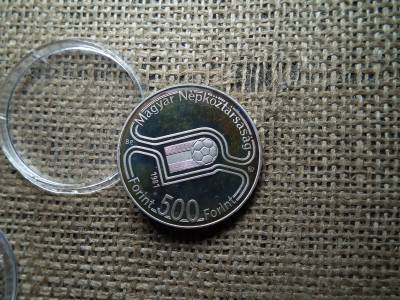 Ezüst 500 forint 1981 PP , foci VB