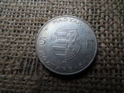5 forint 1947 , ezüst 