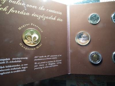 Magyarország pénzérméi , 2017 Forgalmi sor,  25 éves a Magyar Pénzverő Zrt.