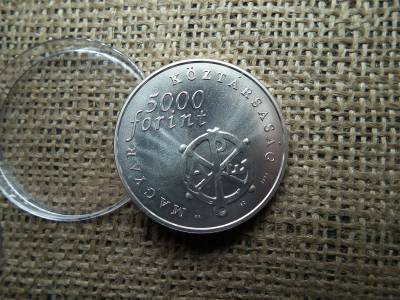 Ezüst 5000 forint 2004 , BU , Pécsi Ókeresztény sírkamrák 