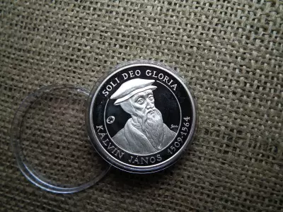 Ezüst 5000 forint 2009 PP ,Kálvin János 