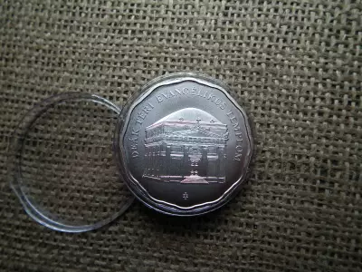 Ezüst 5000 forint 2011 BU , Deák Téri Templom 