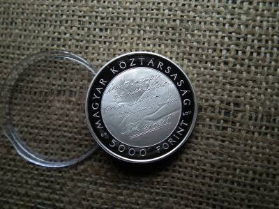 Ezüst 5000 forint 2011 PP , Tóth Árpád 